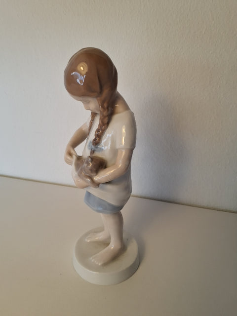 Bing & Grøndahl - Pige med kat